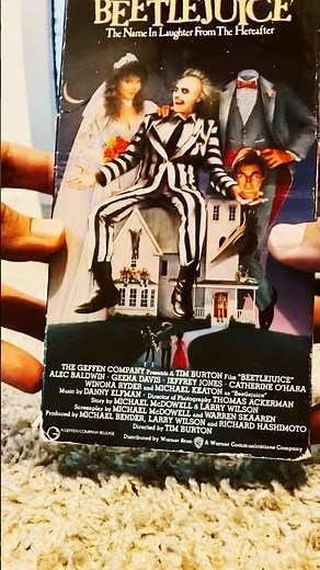 BeetleJuice VHS tape 📼