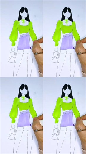 tutorial link 👆🏻👆🏻 الرسمة خطوة بخطوة