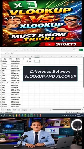 VLOOKUP vs XLOOKUP ⚡ The Excel Upgrade You Can’t Ignore! Still using VLOOKUP? You’re missing BIG