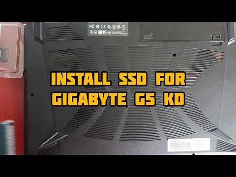 [Laptop] How to Install SSD for Gigabyte G5 KD FULL COMPLETE!