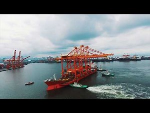 The Philippines' largest port equipment arrives at the Manila International Container Terminal