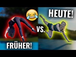 GYMNASTICS on the AIRTRACK! THEN VS. TODAY! (absolute fail😂) II VLOG 435