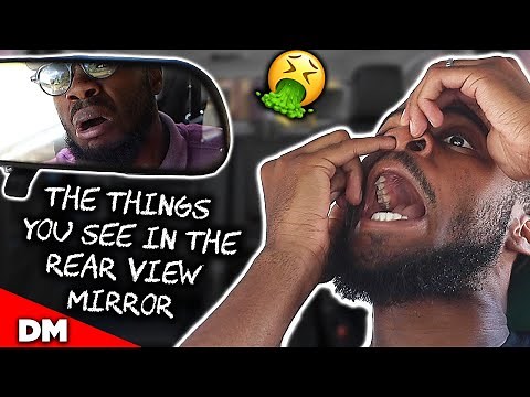 THE THINGS YOU SEE IN THE REAR VIEW MIRROR! | FUNNY!