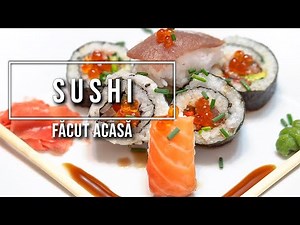 Reteta simpla de sushi facut acasa. Mancare japoneza. Bucatarie japoneza. Cum se face
