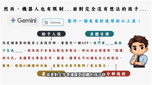 Gemini 製作Gem、Canvas | 方方老師，教學有方