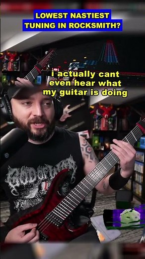 LOWEST TUNING EVER IN ROCKSMITH?! Loathe - Gored #metal #guitar #short