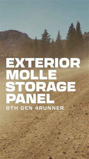 External Molle Panels for the 6th Gen 4Runner, made to carry more and keep your setup dialed!