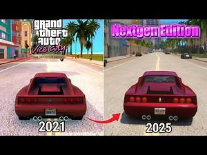 GTA Vice City - Definitive Edition 2021 Vs Nextgen Edition 2025 - Best Comparison