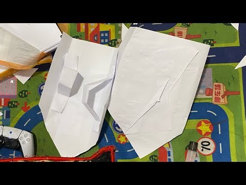 How to make a big paper shield easy