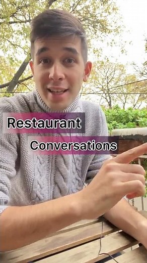 English Conversation Lesson || At a Restaurant #shorts