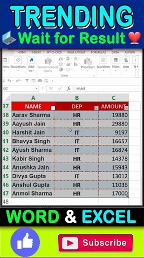 Automatice Daynamic Data List In Excel #excel #exceltricks