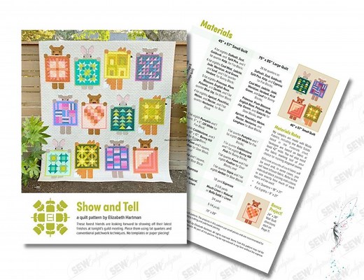 Show & Tell Quilt Pattern | Elizabeth Hartman EH 083 - Etsy