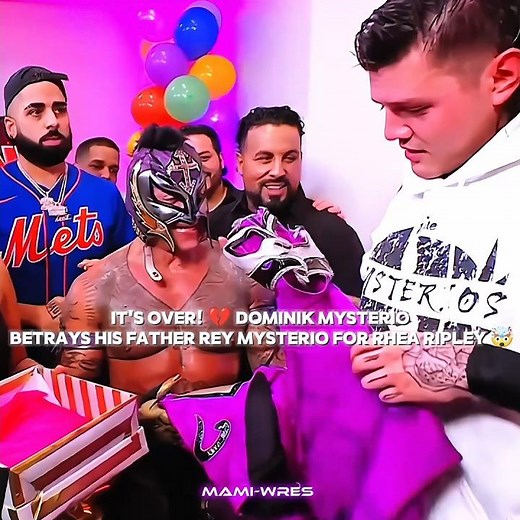 Rhea Ripley 💞 Birthday Gift With Rey Mysterio 🥵 WWE Netflix Highlights Edti 💢 #wwe #wrestling #short