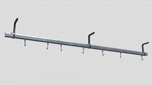Meat Hanging Rail - Buy Royalty Free 3D model by oonel