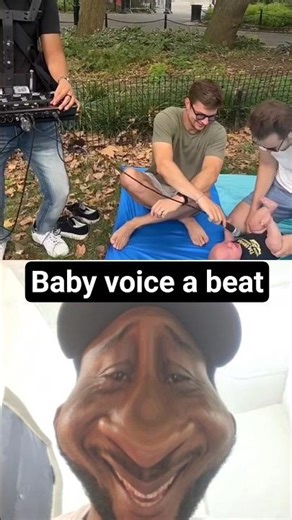 Making a beat witha baby. #shorts