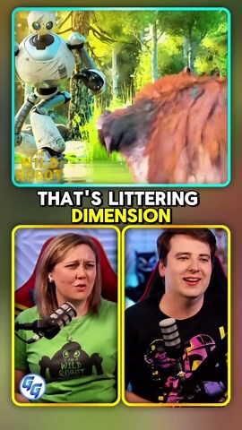 That’s Littering! 👀 The Wild Robot Reaction!