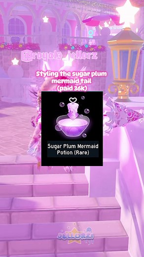 Styling the Sugar Plum Mermaid Tail in Royale High