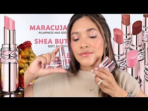 ALL LIP SWATCHED! New YSL Candy Glow Tinted Butter Balms