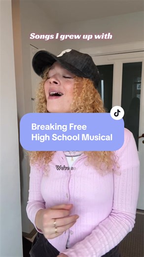 Of course I had to include some High School Musical in this series. Can’t believe it’s been 20 years since it’s release 😱 Breaking Free 🎶 #highschoolmusical #disneychannel #hsm #disneysongs #cover