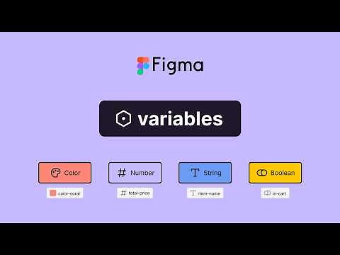 Variables in Figma and their usefulness in design systems - Figma tutorial 2024