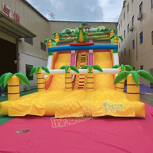 [Hot Item] Crocodile Inflatable Dry Slide 10m High