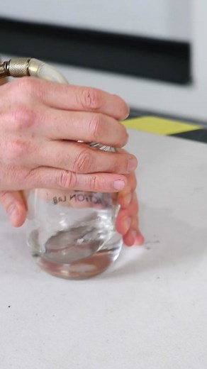 Boiling Water with Hand Heat Experiment