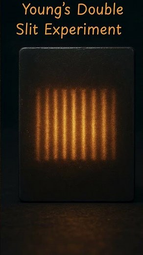 The Double Slit Experiment | Wave Particle Duality in 1 Minute #physics #shorts