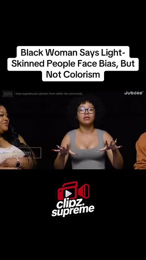 Colorism is discrimination within the Black community that favors lighter skin over darker skin, rooted in proximity to whiteness. Prejudice, on the other hand, is general bias or unfair treatment that anyone can face regardless of skin tone. 👉 Do you think light-skinned Black people experience colorism, or is it strictly prejudice? #colorism #jubilee #blackculture #viral #clipzsupreme