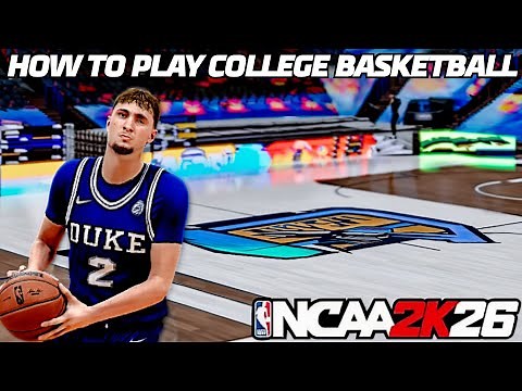 NBA 2K26 - How To Play College Basketball (NCAA 2K26)