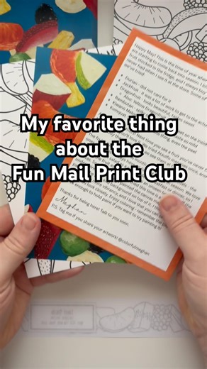 Fun Mail is sent the first Friday of the month 💌 Join at colorfulmeghan.com