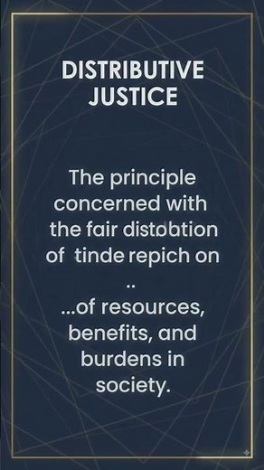 Ethics Terms#11: Distributive Justice