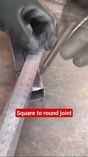 square to round pipe joint 💪🏼👍🏼👍🏼💪🏼