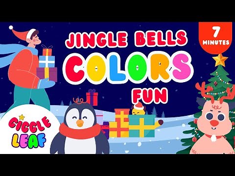 Jingle Bells Colors fun | Jingle Colors | 7-Minute Christmas Songs for Kids | Fun Sing-Along