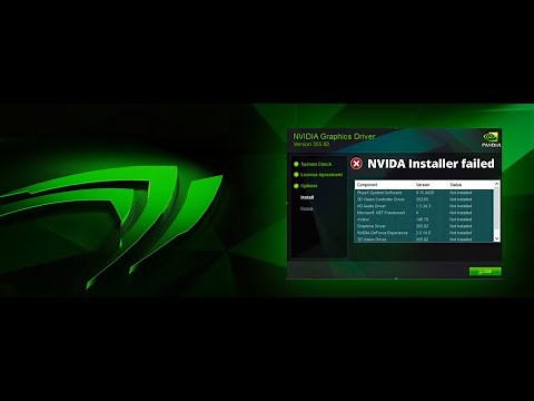 Nvidia Installer cannot Continue ERROR . Nvidia Driver fails to Install on Win 10. FIX 100% Works