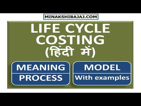 Life Cycle Costing (IN HINDI) || Meaning || Process || Implementation || COST ACCOUNTING