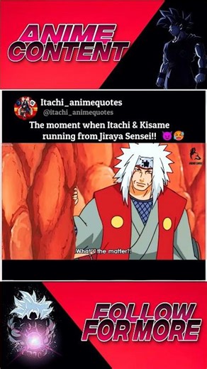 when Itachi & Kisame running from Jiraya Sensei!! 💀😱 #anime #naruto #itachi #kisame #jiraiya #funny