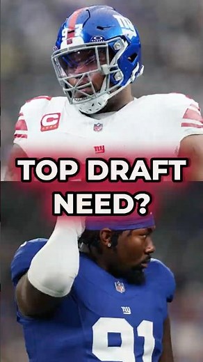 Giants Can Fix A MAJOR Problem In NFL Free Agency & NFL Draft
