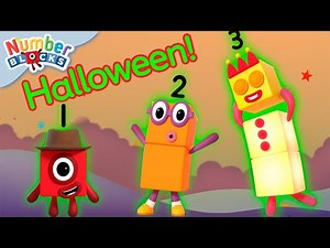 Contagem Assustadora de Dia Das Bruxas 👻 Aprenda a contar no Mundo dos Números | 123 | Numberblocks