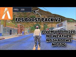 FIVEM: FPS Boost Graphics Pack V2 (OPTIMIZED) +200 FPS (No Shadows, Low Vegetation, Better FPS)