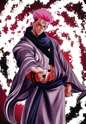 Ryomen Sukuna Jujutsu Kaisen Fanart Final Render