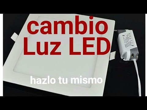 COMO CAMBIAR FLUORESCENTE POR LUZ DE LED FACIL Y SENCILLO LUZ BLANCA DE COCINA (bricomar)