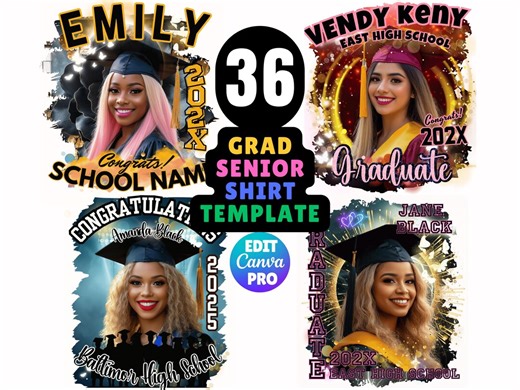 Class of 2026 Graduation Design: DIY Canva Template (PNG, Digital Download) - Etsy