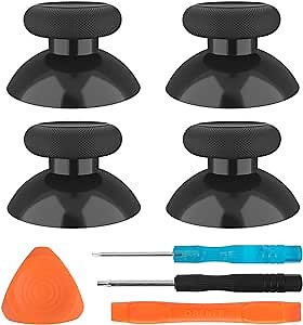 TOMSIN® Replacement Thumbsticks for Xbox One/ PS4 Controllers, Joysticks Repair Kit for Xbox One S (4 Pcs)