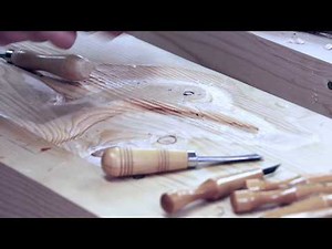 How we carved the Loon in the Lake House Timber Frame