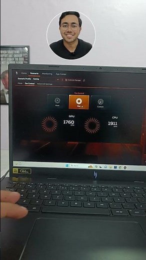 Acer Nitro V Heating/Cooling fans noise levels 😲 #short #nitro #gaminglaptop