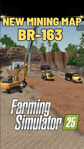 New Mining Map For Consoles BR-163 in Farming Simulator 25 #shorts #fs25 #farmingsimulator25