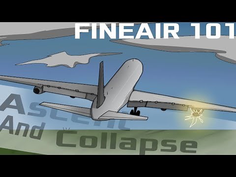 Fine Air Flight 101 crash animation Ascent And Collapse