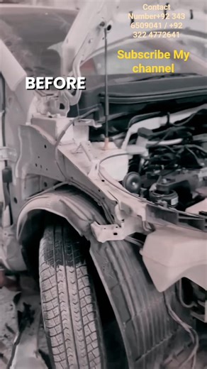Kia Picanto Accident Repair | Front Show Change | Full Rebuild Before After #vuralshorts #foryou