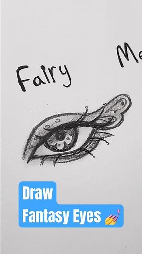 Drawing 3 Fantasy Eyes Step By Step! 💅