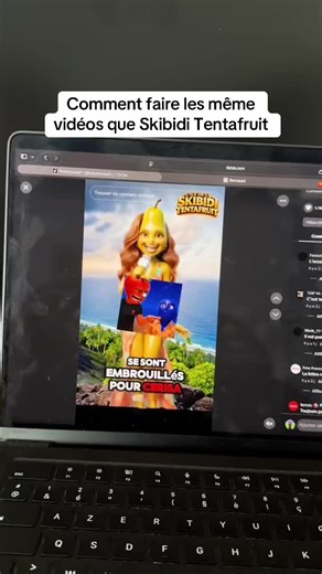 Comment faire les même vidéos que Skibidi Tentafruit #skibiditentafruit #video #ia